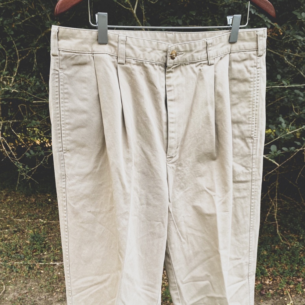 Brooks Brothers Double Pleated Chinos